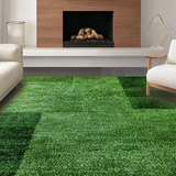 Contemporary Textured Turf Elegance(Green)