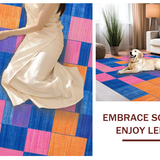 Contemporary Colorful Symmetric Layout(Blue)