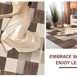 Elegant Toned Checkered Motif(Beige)