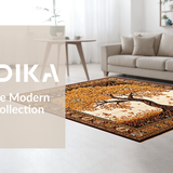 Ultra Soft Area Rug, Non Slip, Stain Resistant, Washable Area Rugs for Living Room, Bedroom, Vibrant Tree of Life Aesthetic(Gold)