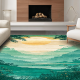 Colorful Gradient Artful Mosaic(Green)