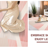 Delicate Shaggy Vintage Inspired Feel(Pink)