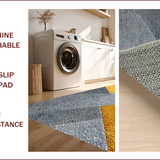 Ultra Soft Area Rug, Non Slip, Stain Resistant, Washable Area Rugs for Living Room, Bedroom, Modern Abstract Non-Shedding Living Room(Gray)