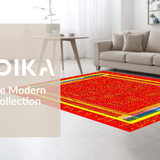 Energetic Cheerful Patterned Decor(Red)