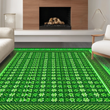 Traditional Plaid and Clover Fusion(Green)