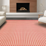 Elegant Textured Heart Motif(Red)