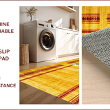 Ultra Soft Area Rug, Non Slip, Stain Resistant, Washable Area Rugs for Living Room, Bedroom, Luxurious Bold Tiger Aesthetic(Yellow)