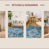 Elegant Neutral Geometric Aesthetic(Blue)