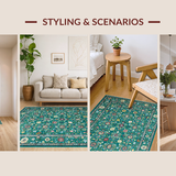 Cozy Ethnic Patchwork Style(Green)