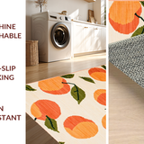 Vibrant Abstract Citrus Design Appeal(Beige)