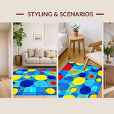 Eye Catching Blue Circular Visuals(Blue)