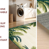 Chic Circular Greenery Motif(Beige)