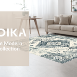 Contemporary Muted Patterned Surface(Gray)