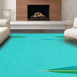 Striking Multi Colored Coastal Elements(Blue)