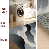 Elegant Gray Geometric Waves(Gray)