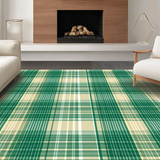 Inviting Farmhouse Plaid Aesthetic Touch(Beige)