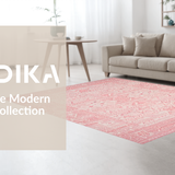 Chic Contemporary Dusty Pink Design(Red)