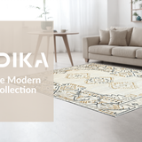 Contemporary Textured Trellis Theme(Beige)