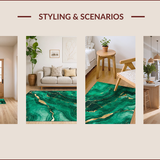 Artistic Modern Textured Layers(Green)
