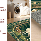 Modern Abstract Fauna Design(Green)