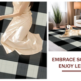 Chic Monochrome Gingham Aesthetic(Black)