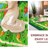 Playful T Rex and Triceratops Theme(Green)