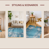 Elegant Floral Vintage Aesthetic(Blue)