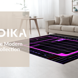 Ultra Soft Area Rug, Non Slip, Stain Resistant, Washable Area Rugs for Living Room, Bedroom, Retro Gaming-Inspired Color Burst(Purple)