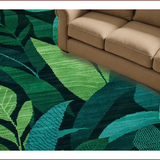 Ultra Soft Area Rug, Non Slip, Stain Resistant, Washable Area Rugs for Living Room, Bedroom, Modern Abstract Green Tones Design(Green)
