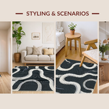 Bold Transitional Serpent Imagery(Black)