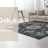 Artful Symmetrical Medallion Composition(Black)