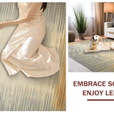 Ultra Soft Area Rug, Non Slip, Stain Resistant, Washable Area Rugs for Living Room, Bedroom, Stylish Neutral Palette Animal Design(Beige)