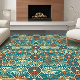 Vibrant Geometric Composition(Blue)