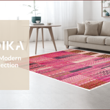 Ultra Soft Area Rug, Non Slip, Stain Resistant, Washable Area Rugs for Living Room, Bedroom, Pink Leopard Print Bedroom Accent Rug Non-Slip Faux Fur(Pink)