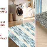 Inviting Earth Tone Stripe Appeal(Beige)