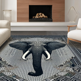 Modern Visual Elephant Iconography(Gray)