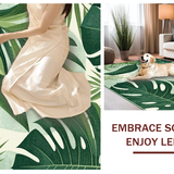 Contemporary Leaf Print Elegance(Green)