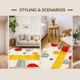 Contemporary Linear Patterned Appeal(Red)