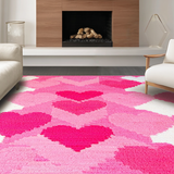Elegant Textured Heart Artwork(Pink)