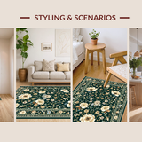 Cozy Earthy Floral Visual Appeal(Green)