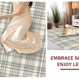 Sophisticated Beige Lattice Design(Beige)