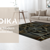 Elegant Gold Abstract Design(Black)