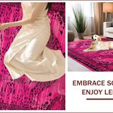 Playful Vintage Leopard Textile Style(Pink)