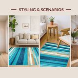 Dynamic Aqua Blue Surf Design(Blue)