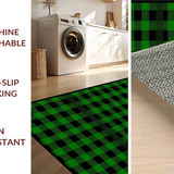 Cozy Green and Charcoal Buffalo(Green)