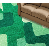 Ultra Soft Area Rug, Non Slip, Stain Resistant, Washable Area Rugs for Living Room, Bedroom, Modern Playful Washable Nursery Accent Rug(Green)