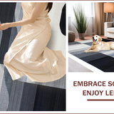 Chic Abstract Linear Geometry(Gray)