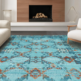 Neutral Geometric Texture(Blue)