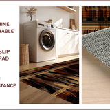 Ultra Soft Area Rug, Non Slip, Stain Resistant, Washable Area Rugs for Living Room, Bedroom, Wildlife-Inspired Luxurious Aesthetic(Brown)