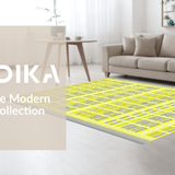 Ultra Soft Area Rug, Non Slip, Stain Resistant, Washable Area Rugs for Living Room, Bedroom, Delightful Whimsical Play Space(Yellow)